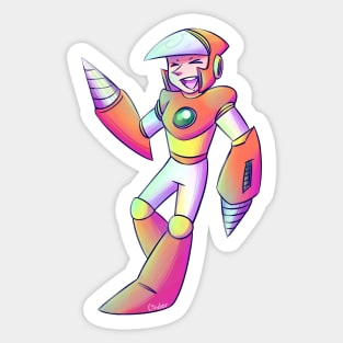 Crash Man Sticker